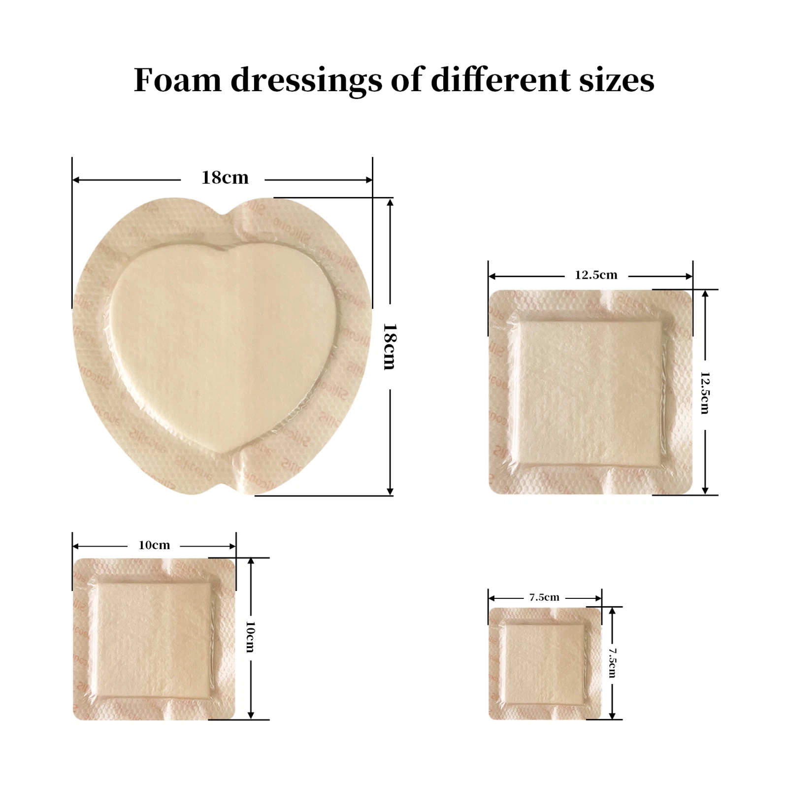 silicone foam dressing silicone foam dressing